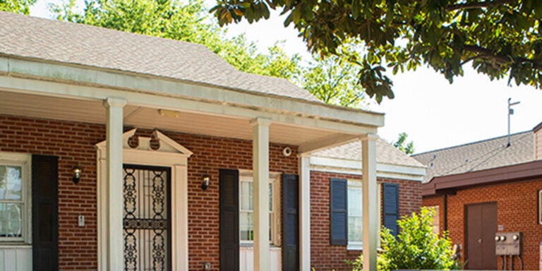 The Redditt House house on ECU campus. (ECU News photo)