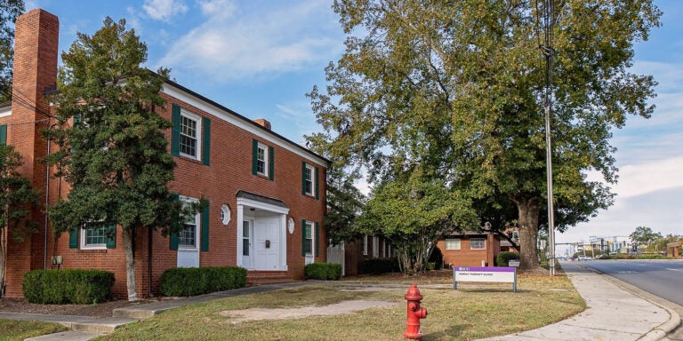The ECU Family Therapy Clinic, located on 10th street. (ECU Photo by Cliff Hollis)