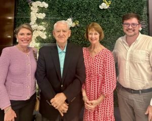 From left, Dr. Nicole Bromfield, Dr. Jerry McGee, Marcella McGee and Dr. Joseph Lee in Greenville.