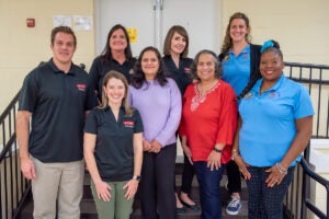 Dr. Archana Hegde, in purple, is pictured with other members of the “More PEAS Please” statewide grant team during a 2023 professional development session in Raleigh. (Contributed photo - by Charlie Dickens, CharlesDickensPhotography.com) 