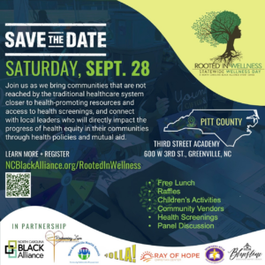 Rooted in Wellness event flyer for Sept. 28.